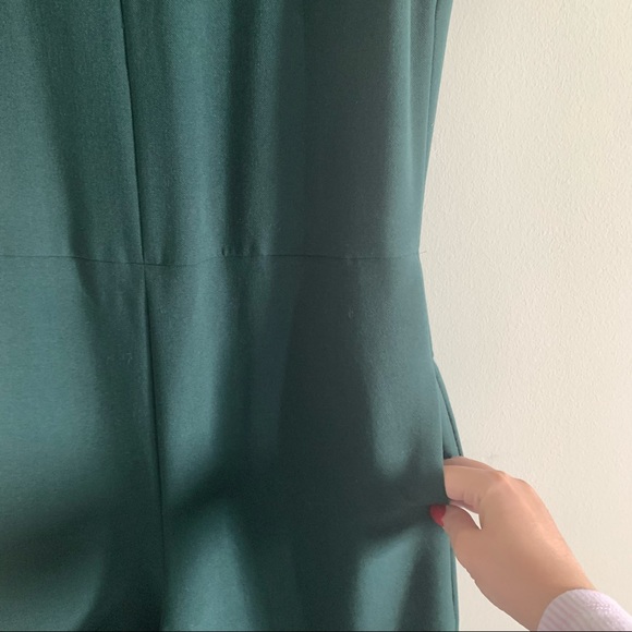 Massimo Dutti olive Green jumpsuit. - Picture 9 of 11